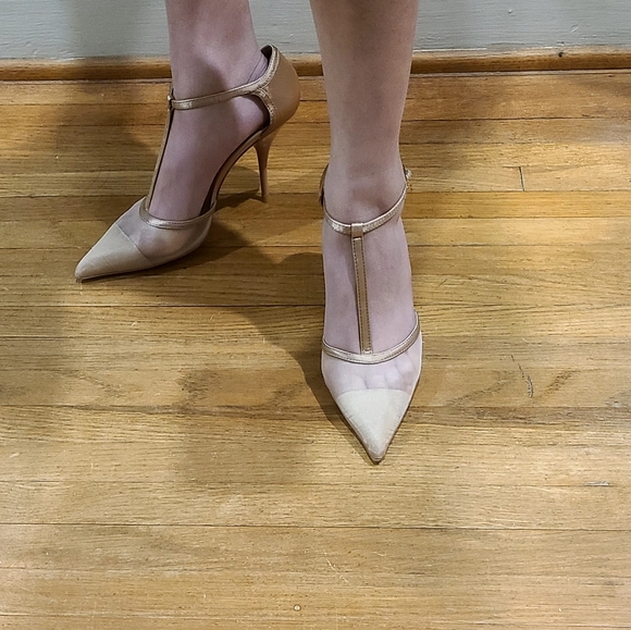 ANTICS Jeffrey Campbell Stiletto Heel with T-Strap Sz 6.5 - Picture 4 of 5